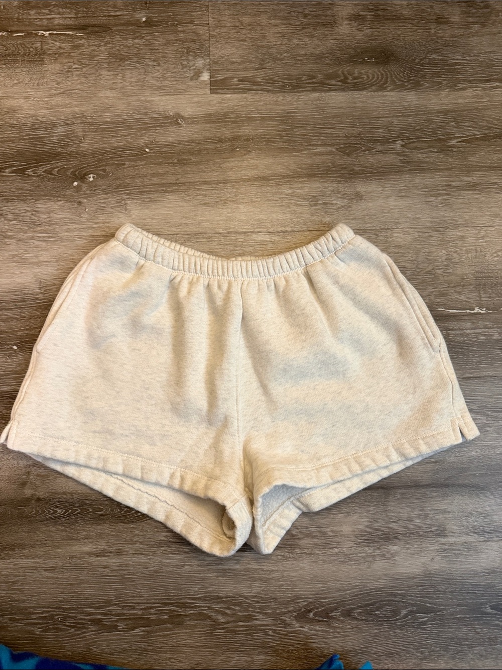 Target Women's Cream Athletic Shorts with Elastic Waistband